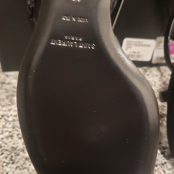 Saint Laurent YSL Cassandra Wedge Heel Shoe - Picture 6 of 10